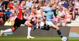 PREMIER LEAGUE : SATURDAY – 10/05/2025 (PHOTO – HAALAND ‘ON THE BALL’ FOR MAN CITY)