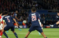 CHAMPIONS LEAGUE SEMI-FINAL :  PSG VS ARSENAL – 07/05/2025  (PHOTO – FABIAN RUIZ SCORES FOR PSG)
