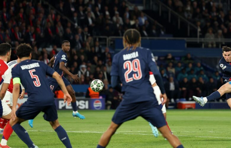 CHAMPIONS LEAGUE SEMI-FINAL :  PSG VS ARSENAL – 07/05/2025  (PHOTO – FABIAN RUIZ SCORES FOR PSG)