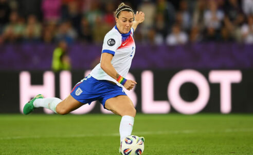 UEFA WOMEN’S EUROS 2025 QUARTER-FINAL :  SWEDEN VS ENGLAND – 17/07/2025 (PHOTO – LUCY BRONZE SCORES FOR ENGLAND – TWICE!)