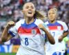 UEFA WOMEN’S EUROS – ENGLAND VS WALES – 13/07/2025  (PHOTO – GEORGIA STANWAY AND LAUREN JAMES CELEBRATE)