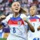 UEFA WOMEN’S EUROS – ENGLAND VS WALES – 13/07/2025  (PHOTO – GEORGIA STANWAY AND LAUREN JAMES CELEBRATE)