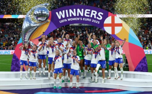 THE LIONESSES HAVE BEATEN SPAIN ON PENALTIES (3 – 1) IN BACK-TO-BACK TROPHIES IN THE EUROS!