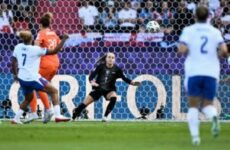 UEFA WOMEN’S EUROS 2025 : THE LIONESSES TRIUMPH 4 – 0 AGAINST THE NETHERLANDS – 09/07/2025   (PHOTO – LAUREN JAMES SCORES FOR ENGLAND)