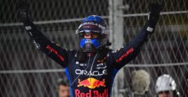 MAX VERSTAPPEN WINS FOURTH WORLD TITLE AT THE LAS VEGAS GRAND PRIX 2024 & GEORGE RUSSELL, LEWIS HAMILTON & CARLOS SAINZ COME 1ST, 2ND & 3RD IN THE RACE