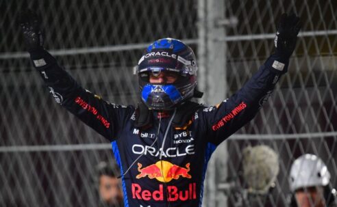 MAX VERSTAPPEN WINS FOURTH WORLD TITLE AT THE LAS VEGAS GRAND PRIX 2024 & GEORGE RUSSELL, LEWIS HAMILTON & CARLOS SAINZ COME 1ST, 2ND & 3RD IN THE RACE