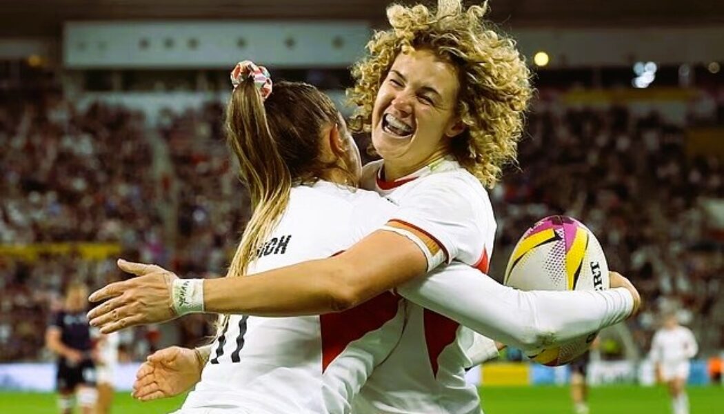 RUGBY WORLD CUP OPENER :  RED ROSES VS U.S.A. – 22/08/2025 (PHOTO – ELLIE KILDUNNE CELEBRATES)