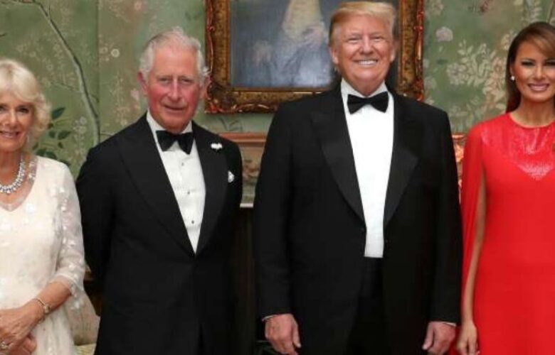 THE ROYAL FAMILY WELCOME PRESIDENT TRUMP AND FIRST LADY MELANIA TRUMP ON FIRST STATE VISIT