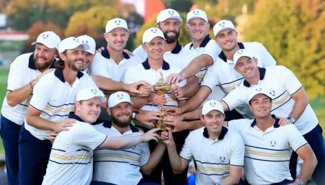 SHANE LOWRY TAKES THE WINNING PUTT FOR TEAM EUROPE AT THE RYDER CUP 2025!
