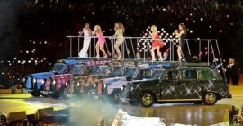 THE SPICE GIRLS SING AT THE LONDON 2012 OLYMPICS