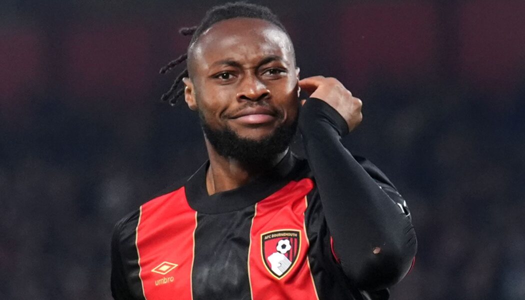 PREMIER LEAGUE : BOURNEMOUTH VS FULHAM – 03/10/2025  (PHOTO – ANTOINE SEMENYO SCORES A BRACE FOR BOURNEMOUTH )