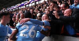 PREMIER LEAGUE MATCHES : 05/10/2025  (PHOTO – ERLING HAALAND CELEBRATES)