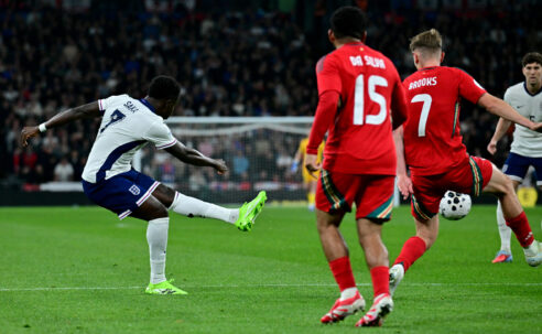 INTERNATIONAL FRIENDLY :  ENGLAND VS WALES – 09/10/2025  (PHOTO – BUKAYO SAKA SCORES)