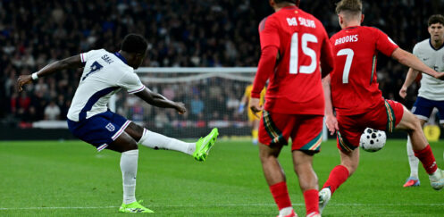 INTERNATIONAL FRIENDLY :  ENGLAND VS WALES – 09/10/2025  (PHOTO – BUKAYO SAKA SCORES)