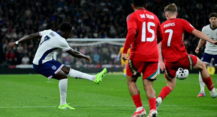 INTERNATIONAL FRIENDLY :  ENGLAND VS WALES – 09/10/2025  (PHOTO – BUKAYO SAKA SCORES)