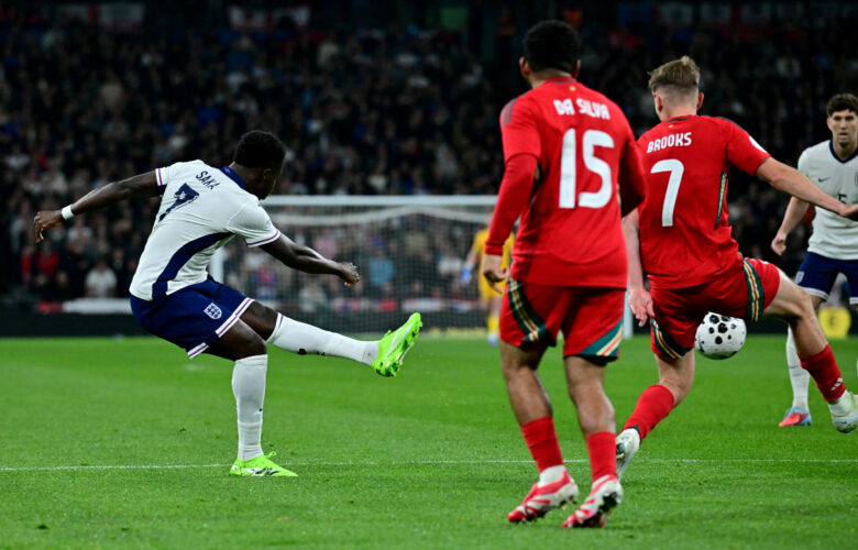 INTERNATIONAL FRIENDLY :  ENGLAND VS WALES – 09/10/2025  (PHOTO – BUKAYO SAKA SCORES)