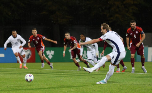 WORLD CUP QUALIFIERS : LATVIA VS ENGLAND – 14/10/2025  (PHOTO – HARRY KANE SCORES A BRACE FOR ENGLAND)