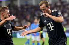 CHAMPIONS LEAGUE MATCHES – 30/09/2025  (PHOTO – HARRY KANE KISSES HIS WEDDING RING AFTER SCORING A BRACE FOR BAYERN MUNICH)