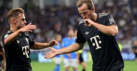 CHAMPIONS LEAGUE MATCHES – 30/09/2025  (PHOTO – HARRY KANE KISSES HIS WEDDING RING AFTER SCORING A BRACE FOR BAYERN MUNICH)