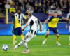 CHAMPIONS LEAGUE :  UNION SAINT-GILLOISE VS NEWCASTLE – 01/10/2025  (PHOTO – ANTHONY GORDON SCORES TWO PENALTIES FOR NEWCASTLE)