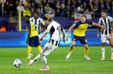 CHAMPIONS LEAGUE :  UNION SAINT-GILLOISE VS NEWCASTLE – 01/10/2025  (PHOTO – ANTHONY GORDON SCORES TWO PENALTIES FOR NEWCASTLE)