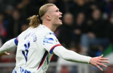 FIFA WORLD CUP EUROPEAN QUALIFYING : ITALY VS NORWAY – 16/11/2025  (PHOTO – ERLING HAALAND CELEBRATES)