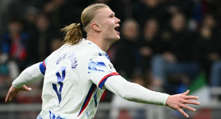FIFA WORLD CUP EUROPEAN QUALIFYING : ITALY VS NORWAY – 16/11/2025  (PHOTO – ERLING HAALAND CELEBRATES)