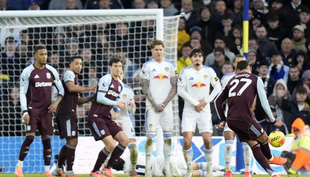 PREMIER LEAGUE : LEEDS UNITED VS ASTON VILLA – 22/11/2025  (PHOTO – MORGAN ROGERS SCORES A BRACE FOR ASTON VILLA)