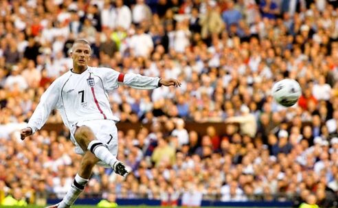 ALL OF DAVID BECKHAM’S GOALS