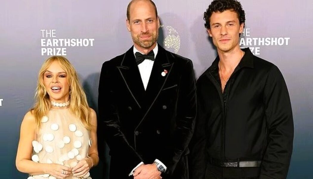 THE FIFTH EARTHSHOT PRIZE AWARD EVENT WAS BOTH INSIGHTFUL AND EXTREMELY GLAMOROUS! (PHOTO – PRINCE WILLIAM, KYLIE MINOGUE AND SHAWN MENDES)