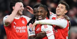 PREMIER LEAGUE :  ARSENAL VS TOTTENHAM HOTSPUR – 23/11/2025  (PHOTO – ARSENAL CELEBRATE)