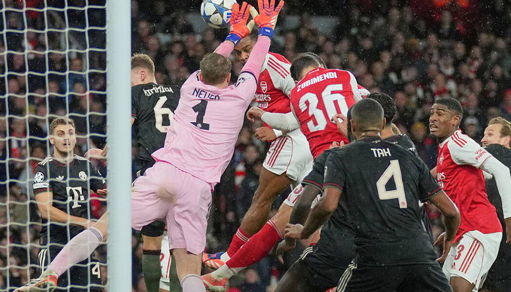 CHAMPIONS LEAGUE : ARSENAL VS BAYERN MUNICH – 26/11/2025  (PHOTO – JURRIEN TIMBER SCORES BRILLIANT GOAL!)