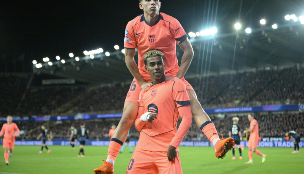 CHAMPIONS LEAGUE : WEDNESDAY – 05/11/2025 (PHOTO – LAMINE YAMAL CELEBRATES)