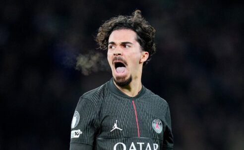 CHAMPIONS LEAGUE :  WEDNESDAY – PSG VS TOTTENHAM & LIVERPOOL VS PSV EINDHOVEN – 26/11/2025  (PHOTO – VITINHA CELEBRATES)