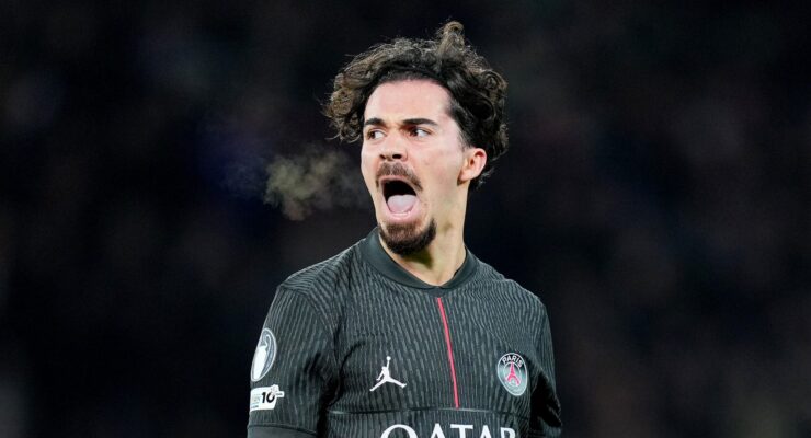 CHAMPIONS LEAGUE :  WEDNESDAY – PSG VS TOTTENHAM & LIVERPOOL VS PSV EINDHOVEN – 26/11/2025  (PHOTO – VITINHA CELEBRATES)