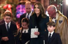 PRINCESS KATE ATTENDS JOYFUL CAROL SERVICE WITH FAMILY