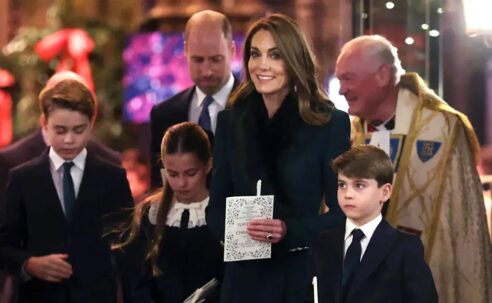 PRINCESS KATE ATTENDS JOYFUL CAROL SERVICE WITH FAMILY