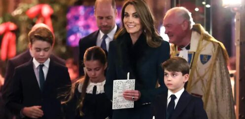 PRINCESS KATE ATTENDS JOYFUL CAROL SERVICE WITH FAMILY