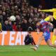 UEFA CONFERENCE LEAGUE : CRYSTAL PALACE VS KUPS KUOPIO – 18/12/3035 (PHOTO – JUSTIN DEVENNEY SCORES FOR CRYSTAL PALACE)