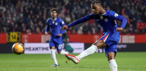 FA CUP : CHELSEA VS CHARLTON ATHLETIC – 10/01/2026  (PHOTO – JORREL HATO SCORES HIS 1ST GOAL FOR CHELSEA)