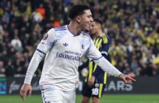 UEFA EUROPA LEAGUE HIGHLIGHTS FROM 22/01/2026  (PHOTO – JADON SANCHO CELEBRATES SCORING FOR ASTON VILLA)