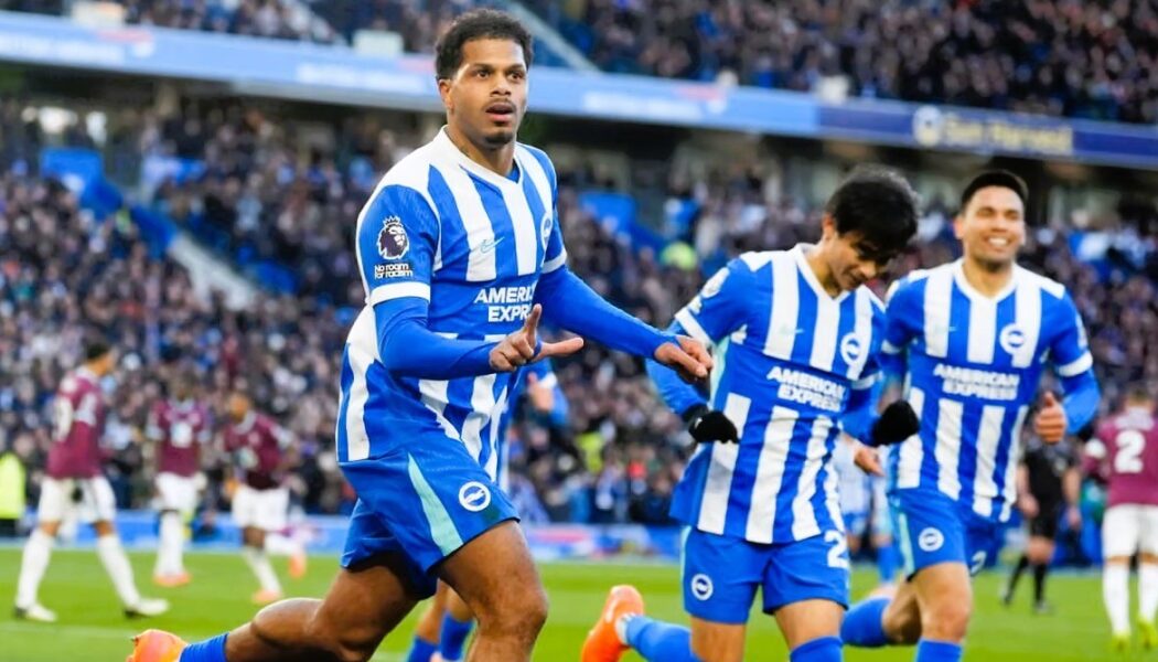 PREMIER LEAGUE :  BRIGHTON & HOVE ALBION VS BURNLEY – 03/01/2026  (PHOTO – GEORGINIO RUTTER CELEBRATES)