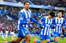 PREMIER LEAGUE :  BRIGHTON & HOVE ALBION VS BURNLEY – 03/01/2026  (PHOTO – GEORGINIO RUTTER CELEBRATES)