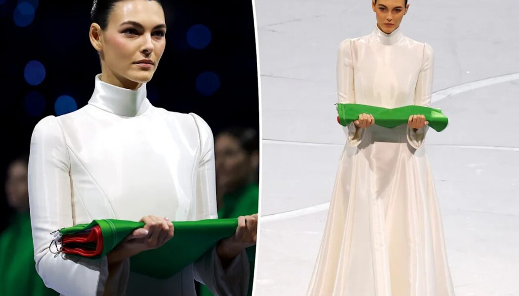 MORE SPECTACULAR MOMENTS FROM THE OLYMPICS OPENING CEREMONY MILANO CORTINA 2026 WHICH WE MAY HAVE MISSED!  (PHOTO – VITTORIA CERETTI PRESENTED THE FLAG TO THE HONOUR GUARD)