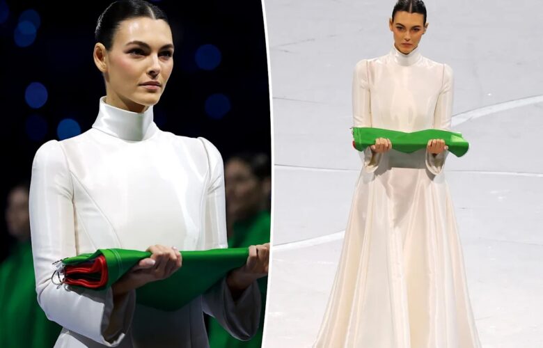 MORE SPECTACULAR MOMENTS FROM THE OLYMPICS OPENING CEREMONY MILANO CORTINA 2026 WHICH WE MAY HAVE MISSED!  (PHOTO – VITTORIA CERETTI PRESENTED THE FLAG TO THE HONOUR GUARD)