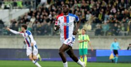 CONFERENCE LEAGUE : AEK LARNACA VS CRYSTAL PALACE – 19/03/2026  (PHOTO – ISMAILA SARR CELEBRATES)