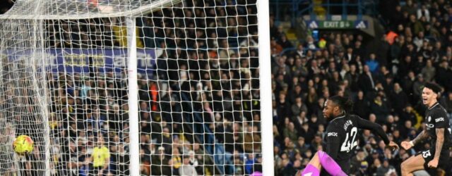 PREMIER LEAGUE :  SATURDAY – 28/02/2026  (PHOTO – ANTOINE SEMENYO SCORES FOR MAN CITY)