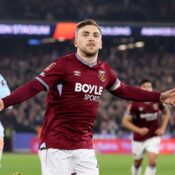 FA CUP FIFTH ROUND : WEST HAM UNITED VS BRENTFORD – 09/03/2026 (PHOTO – JARROD BOWEN CELEBRATES)