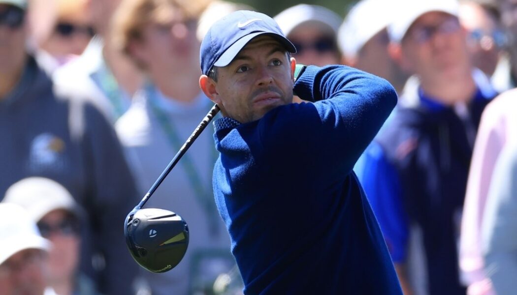 RORY MCILROY ‘TEES OFF’ AT THE MASTERS ON 10/04/2026