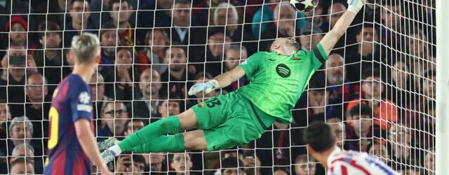 CHAMPIONS LEAGUE QUARTER FINALS :  08/04/2026  (PHOTO – JULIAN ALVAREZ SCORES FOR ATLETICO MADRID)